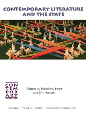 cover image of Contemporary Literature and the State